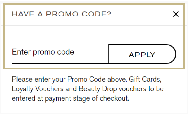 Where do I enter my New Customer promo code Help Centre